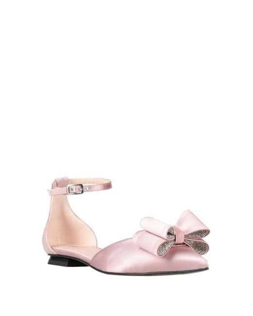 Fabi Pink Ballet Flats