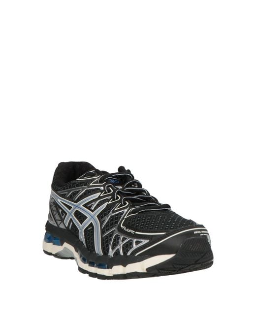 Asics Black Sneakers Textile Fibers for men