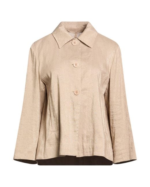 SEVENTY VENEZIA Natural Shirt Linen, Viscose, Polyamide, Polyester