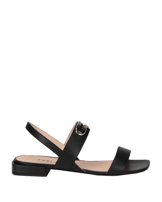Furla Black Sandals