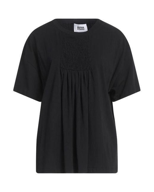 Alpha Studio Black T-shirt