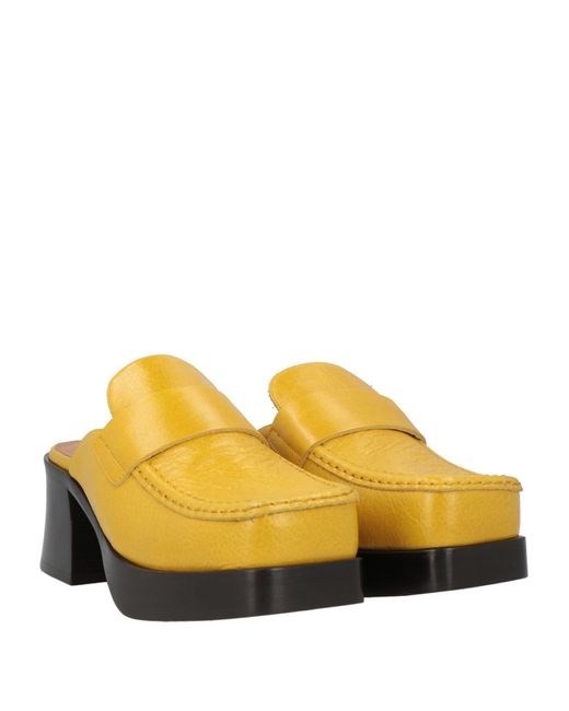 Marni Yellow Mules & Clogs