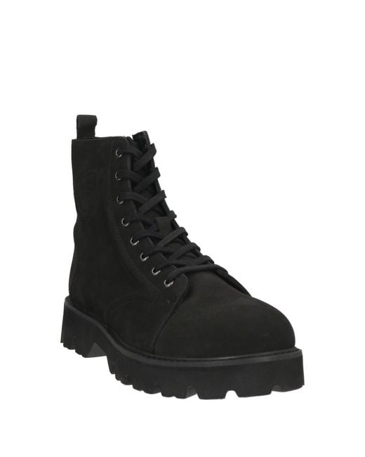 Blauer Black Ankle Boots Leather for men
