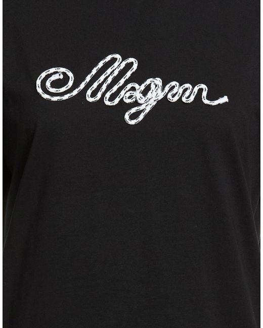 MSGM Black T-Shirt