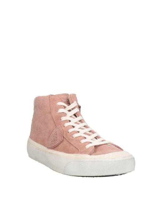 Philippe Model Pink Sneakers Leather for men