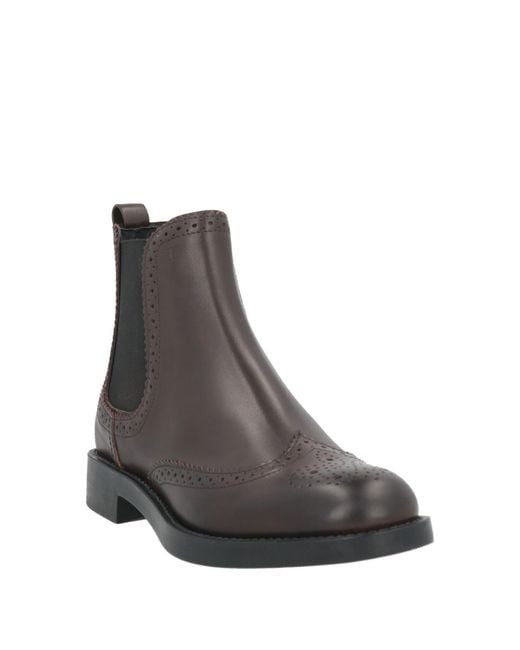 Tod's Brown Stiefelette
