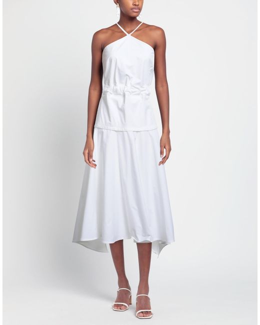 Proenza Schouler White Midi Dress