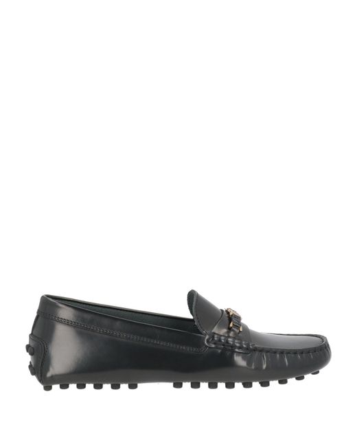 Tod's Gray Loafers Calfskin