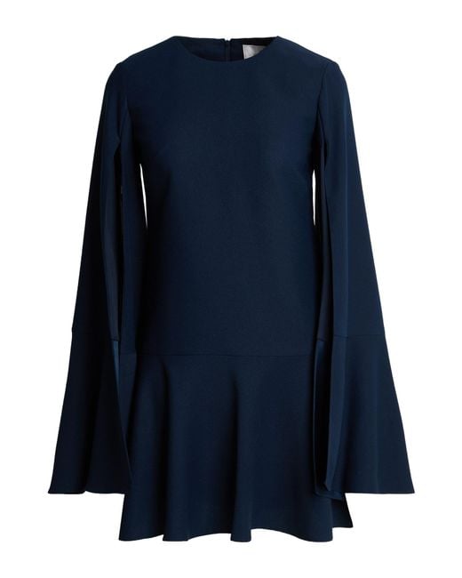 Compagnia Italiana Blue Mini Dress Polyester