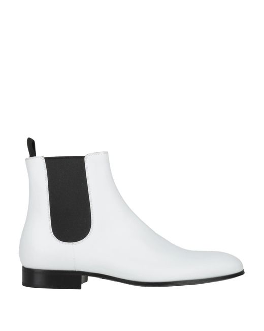 Gianvito Rossi White Ankle Boots for men