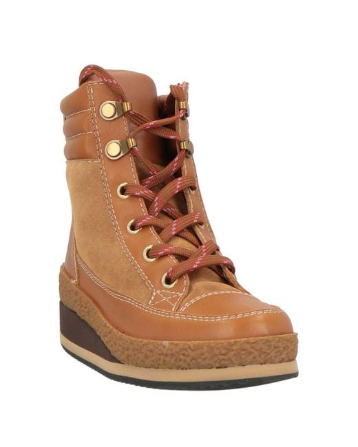 See By Chloé Brown Ankle Boots