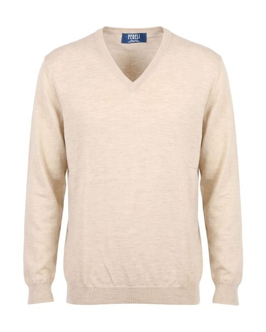 Pullover Fedeli de hombre de color Natural