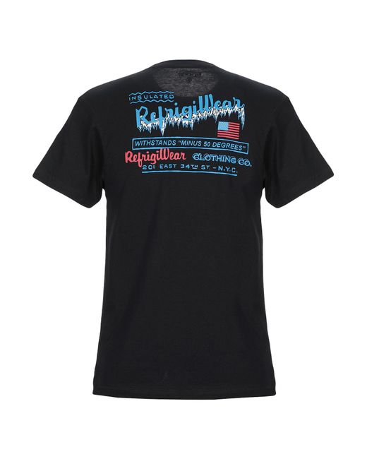 Refrigiwear Black T-shirt for men