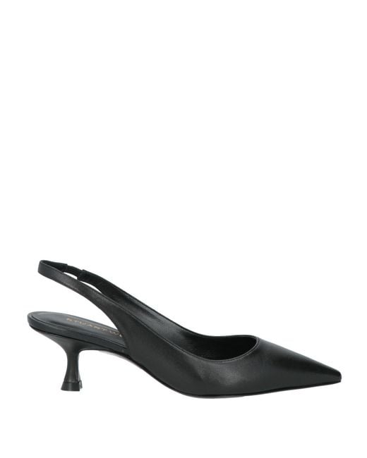 Stuart Weitzman Black Pumps Leather