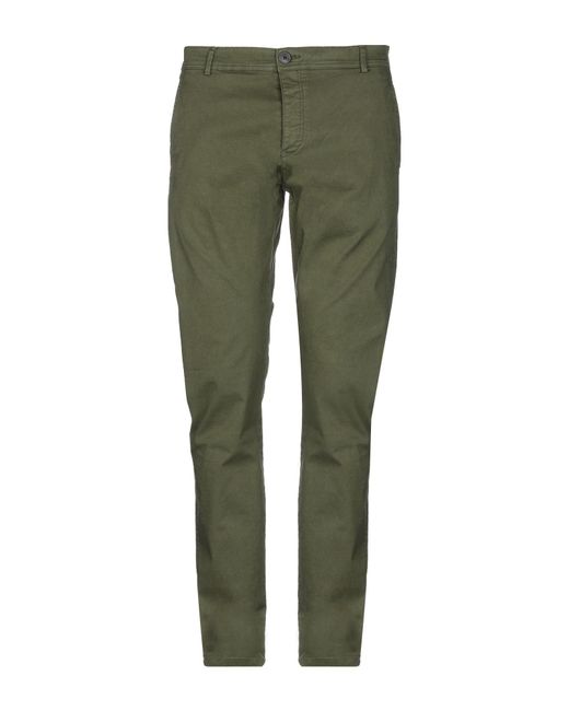 SELECTED Green Casual Pants for men
