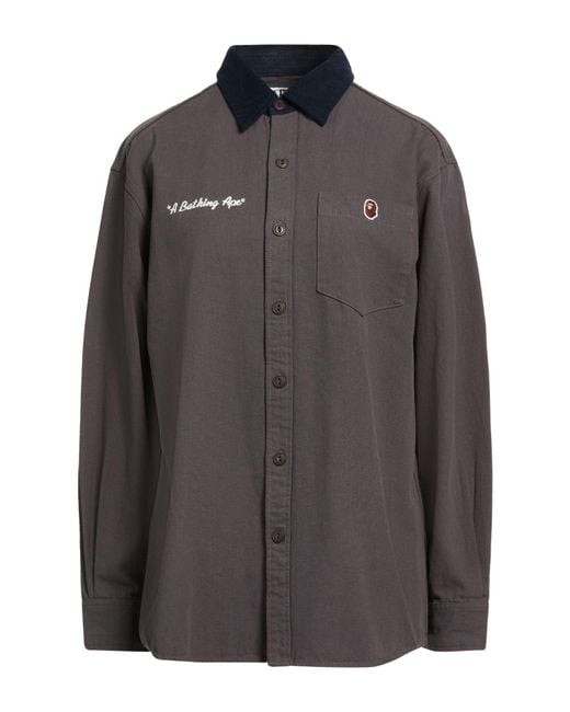A Bathing Ape Gray Shirts