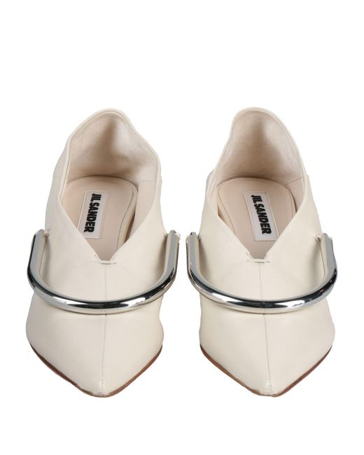 Zapatos de salón Jil Sander de color White
