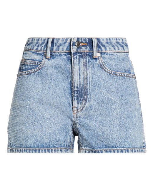 Alexander Wang Blue Denim Shorts