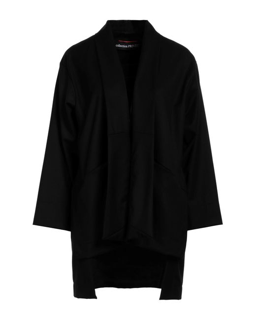 Collection Privée Black Overcoat & Trench Coat