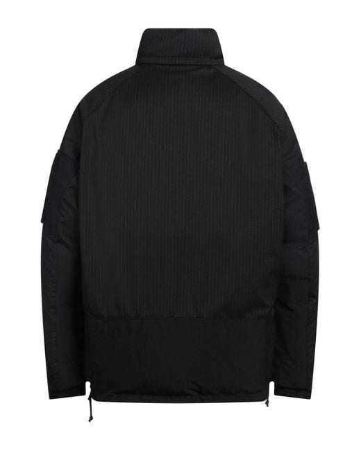 Comme des Garçons Black Jacket Wool, Polyester, Nylon, Polyurethane for men