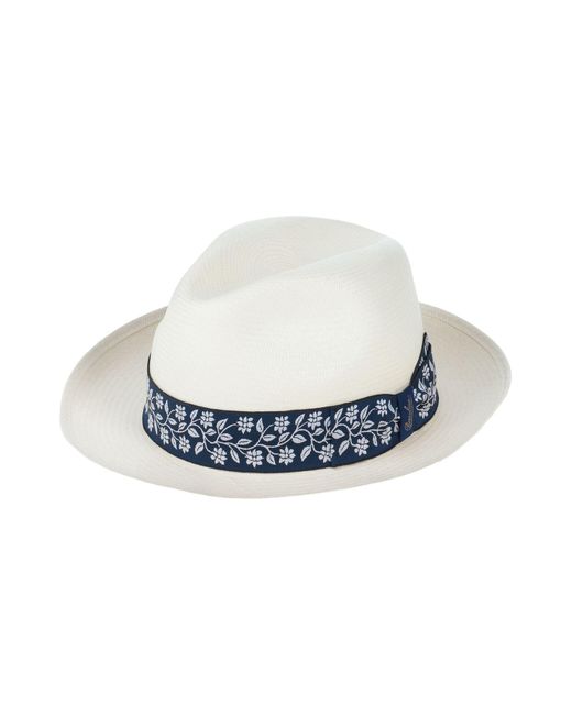 Sombrero Borsalino de hombre de color Blanco | Lyst
