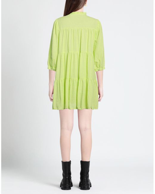 Honorine Green Mini-Kleid