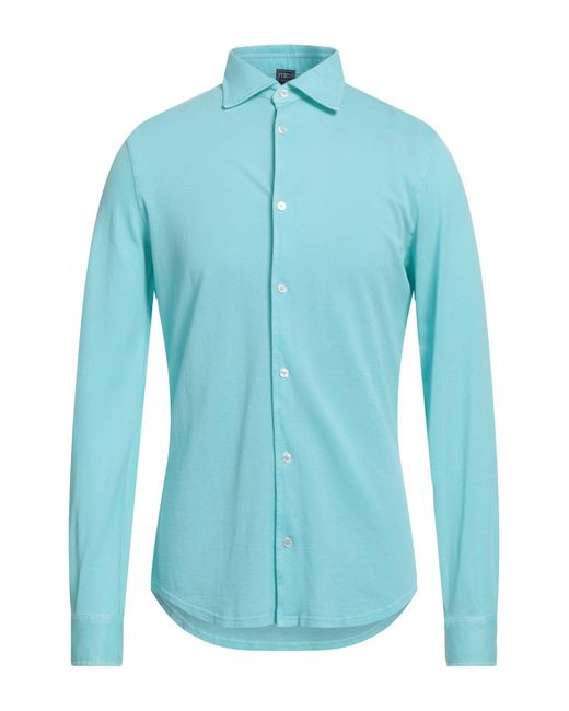 Fedeli Blue Shirt for men