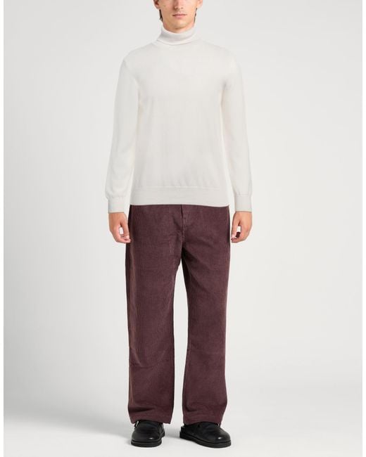 Eleventy White Turtleneck for men