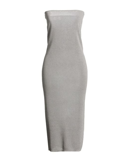 St. Agni Gray Midi Dress