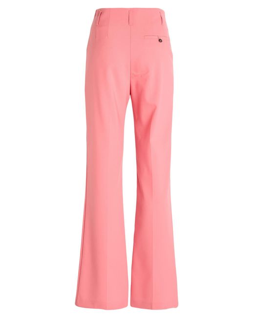 Philosophy Di Lorenzo Serafini Pink Pants Polyester, Wool, Elastane