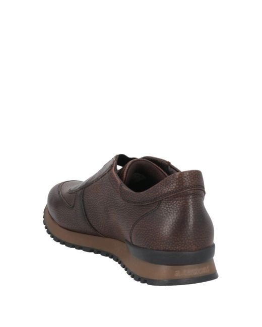 A.Testoni Brown Sneakers for men