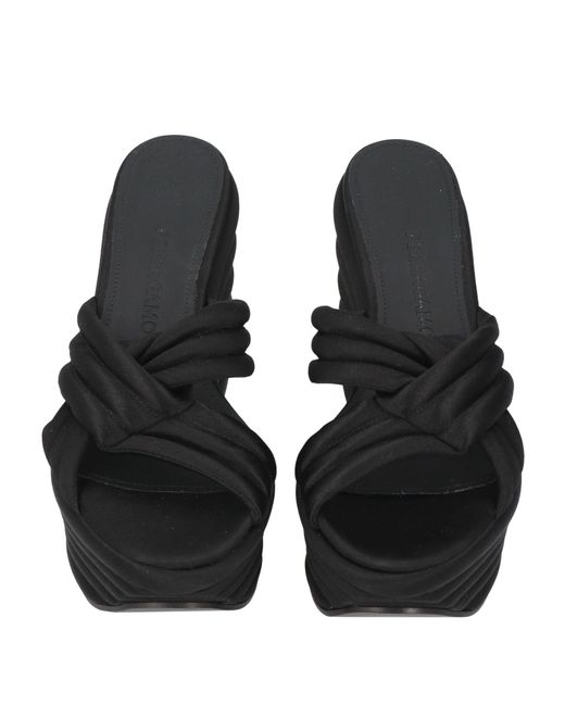 Ferragamo Black Sandals