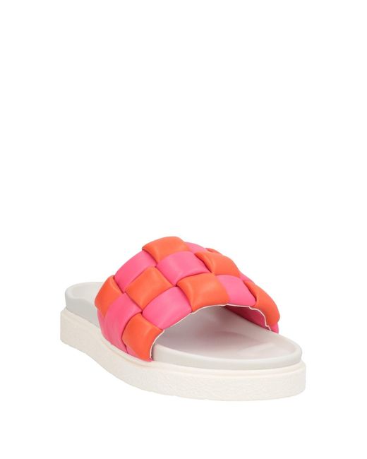 Inuikii Pink Sandals Textile Fibers