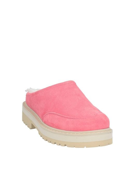 Diemme Pink Mules & Clogs Shearling