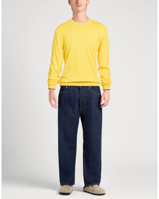 Manuel Ritz Yellow Sweaters for men