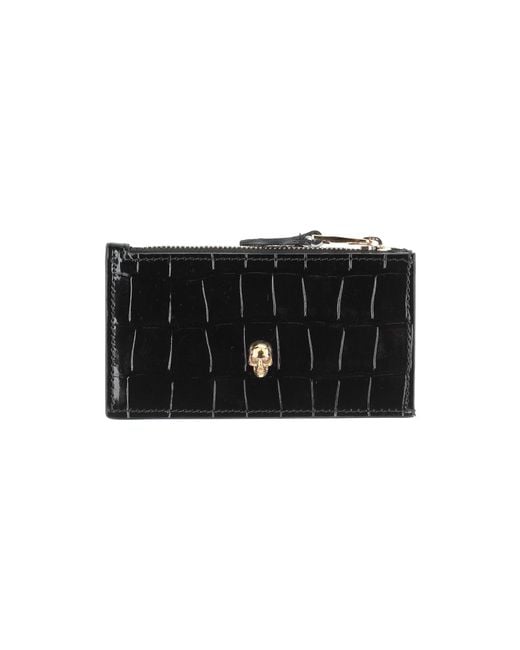 McQueen Black Cardholder