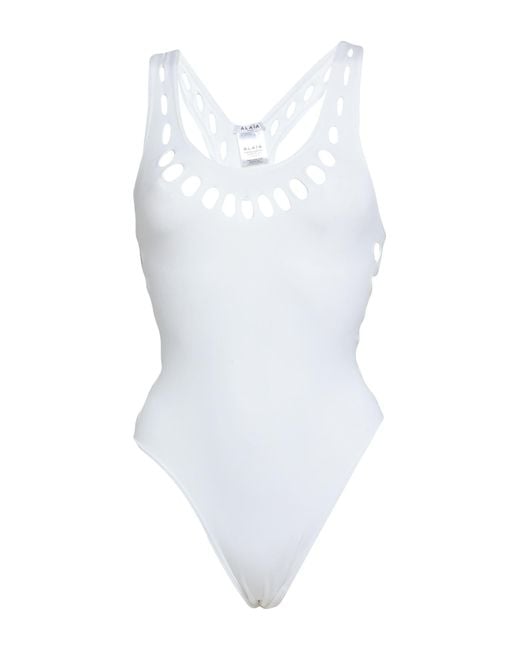 Alaïa White One-piece Swimsuit