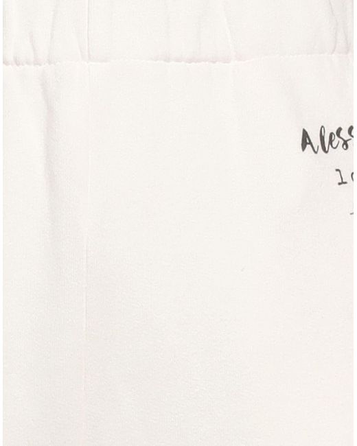 ALESSIA SANTI White Loisirs Pants Cotton