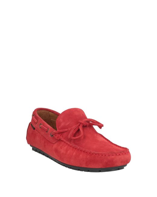Roberto Botticelli Red Loafers for men