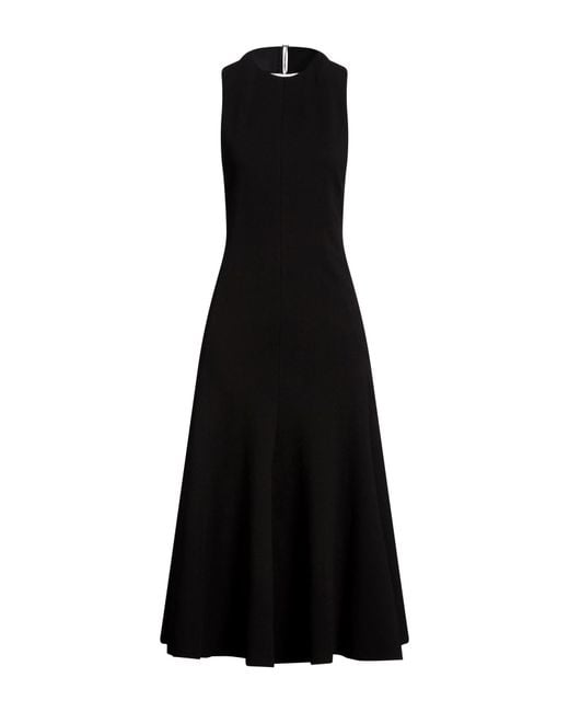 Jacquemus Black Midi Dress Viscose, Polyamide, Elastane
