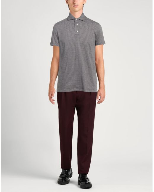 Polo di Isaia in Gray da Uomo