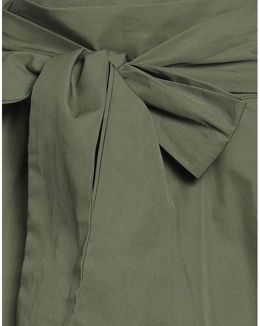 Sara Roka Green Midi Skirt