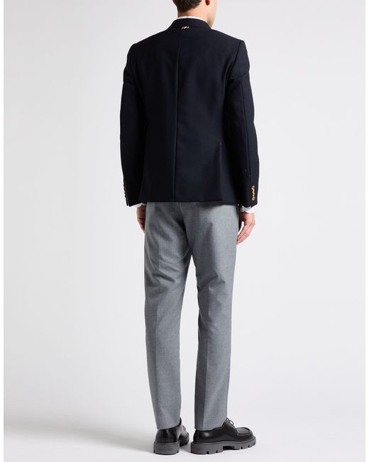 Thom Browne Blue Midnight Blazer Wool for men