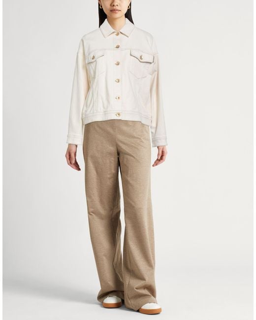 Brunello Cucinelli White Denim Outerwear