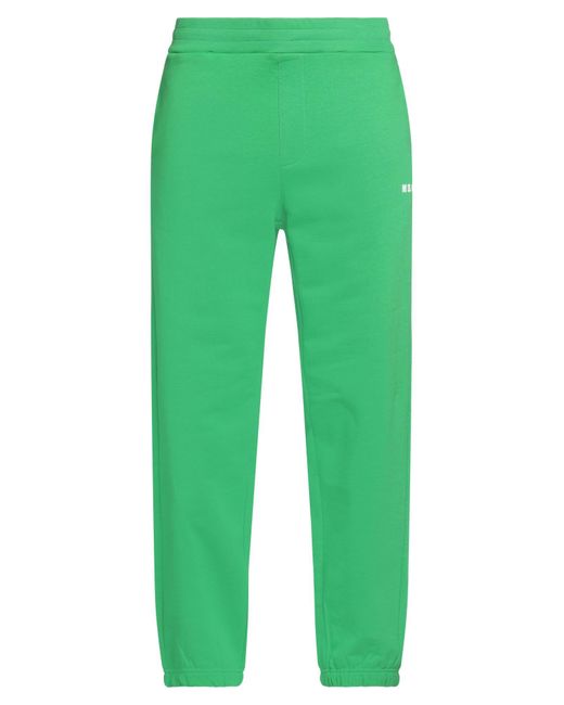 MSGM Green Trouser for men