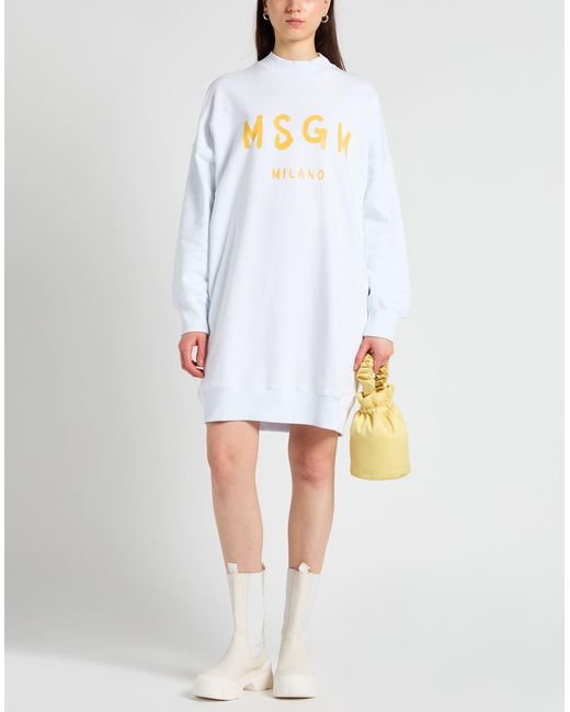 MSGM White Mini-Kleid