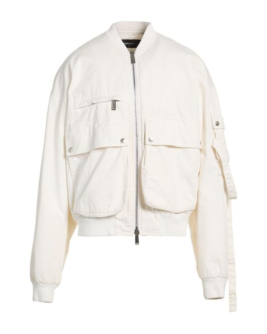 DSquared² White Jackets for men