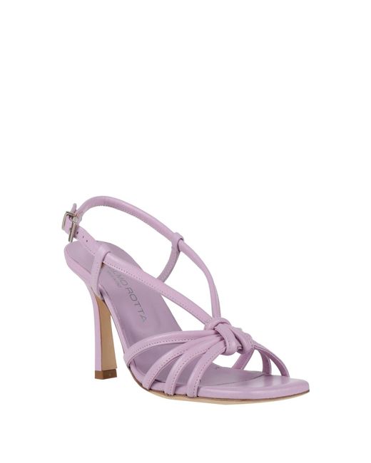 Guglielmo Rotta Pink Sandals Leather