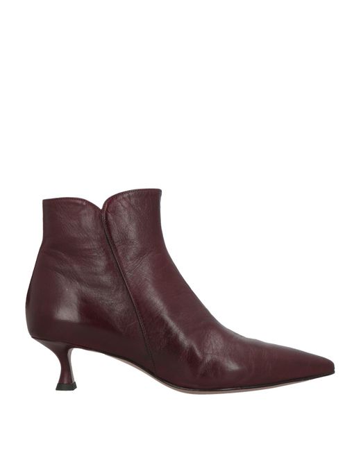 Mara Bini Purple Ankle Boots