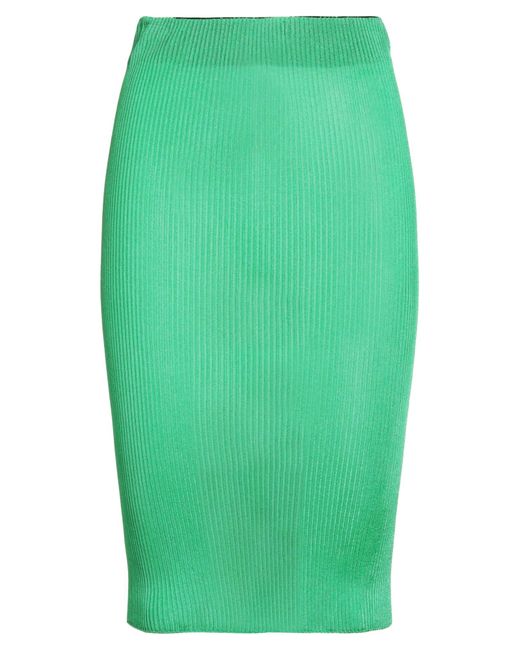 Laneus Green Midi Skirt Viscose